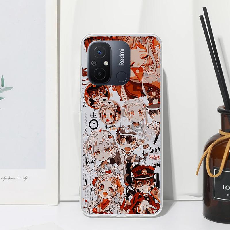 Anime Toilet Bound Hanako Kun Phone Case For Xiaomi Redmi 12C 12 10C 10A 10 9C 9A 9T 9 8A 8 7A 7 6A 6 Pro K70 K40 K20 Fundas Bac