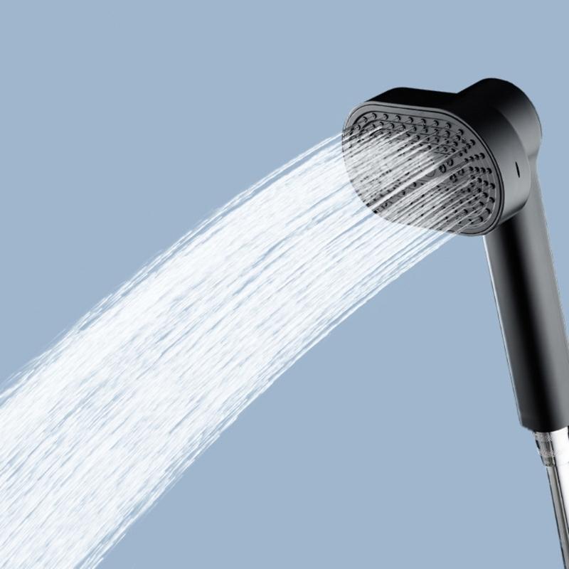 360 Rotating High Pressures Shower Head Multifunction Sprayers Water Softener Filter Easy Installation ABS Materials