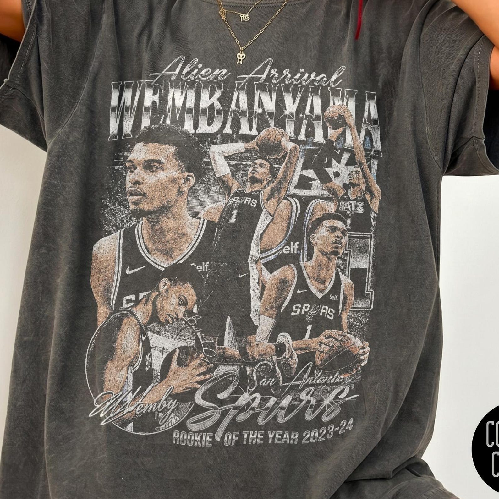 The Alien Victor Wembanyama Comfort Colors® Shirt, Vintage San Antonio Basketball Shirt, Wemby Fan Tee, Game Day Apparel, Gift For Him S