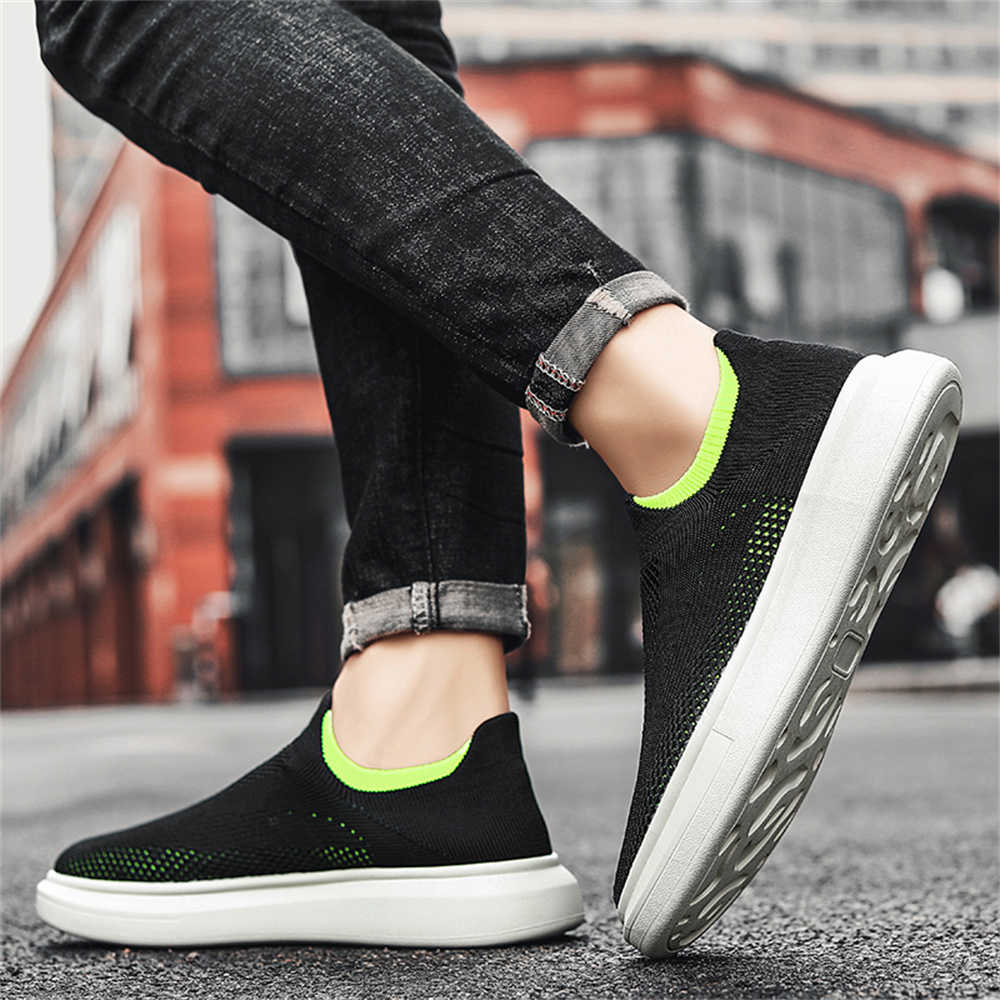 Thick Bottom Laceless Women's Autumn Sneakers Mary Jane Demi-season Boots Size 50 Women Shoes Sports Cheaper Sports-leisure