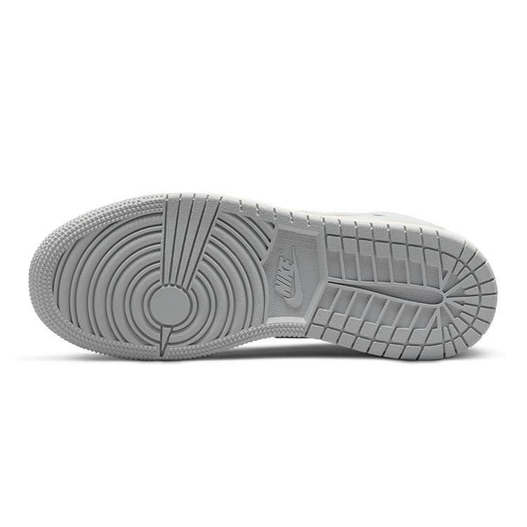 Jordan 1 Mid SE Craft Inside Out White Grey GS DQ3726-100