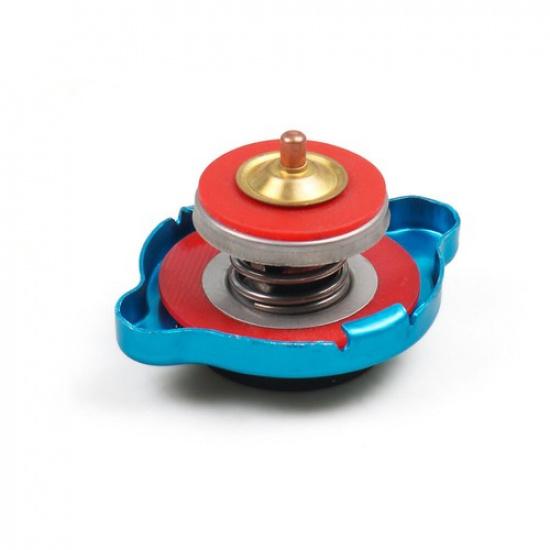 Car ABS+ Stainless Steel Radiator Cap Tank Cover Water Temperature Gauge 0.9 Bar