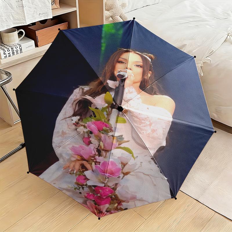 1pc German Top Singer Ayliva Umbrella Portable Folding Umbrella Iron Frame Hole Bone Structure Outdoor Home Umbrella