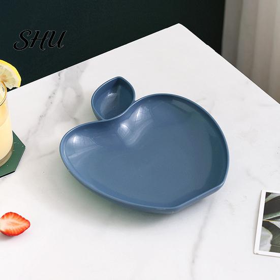Modern Serving Plate Fruit Shape Dish Sauce Vinegar Holder Food Grade Multi-functional Dumpling Cold Dishwasher Safe Tray Dishes Snack Dessert