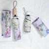 OIMG Retro Oil Painting Folding Sun Umbrella