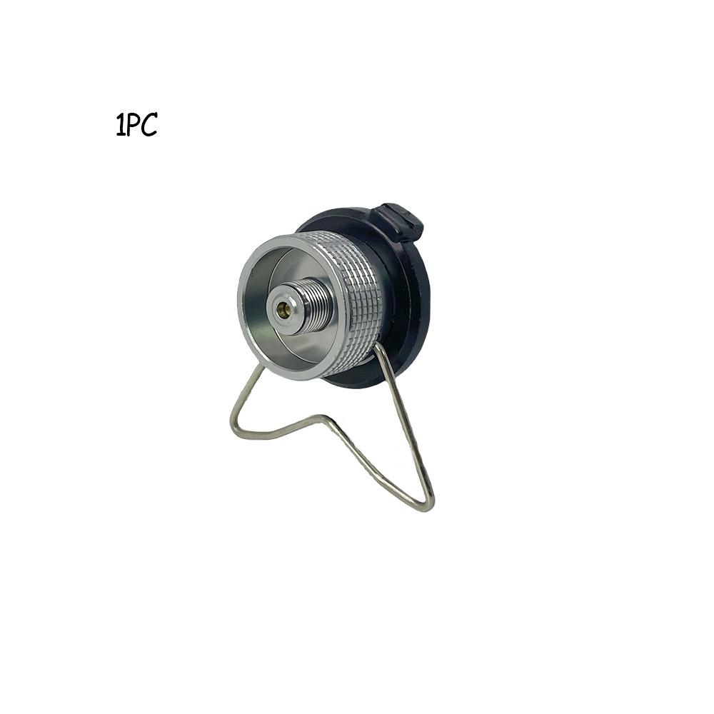 Butane Filling Adapter, Camping Stove Burner Gas Filling Adapter with Stand, Butane Propane Adapter with Exhaust Pressure Button