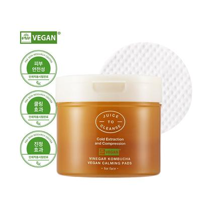 Saft zum Reinigen Essig Kombucha Vegan Beruhigende Pads 50 Stück, einzelner Artikel, 1 Stück