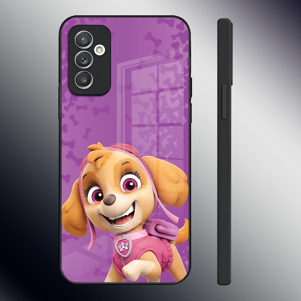 Cartoon Paws P-Patrols Phone Case For Samsung S24 Ultra S23 S22 S20 Fe S21 Plus A54 A34 A24 A53 A13 A16 Glass Cover