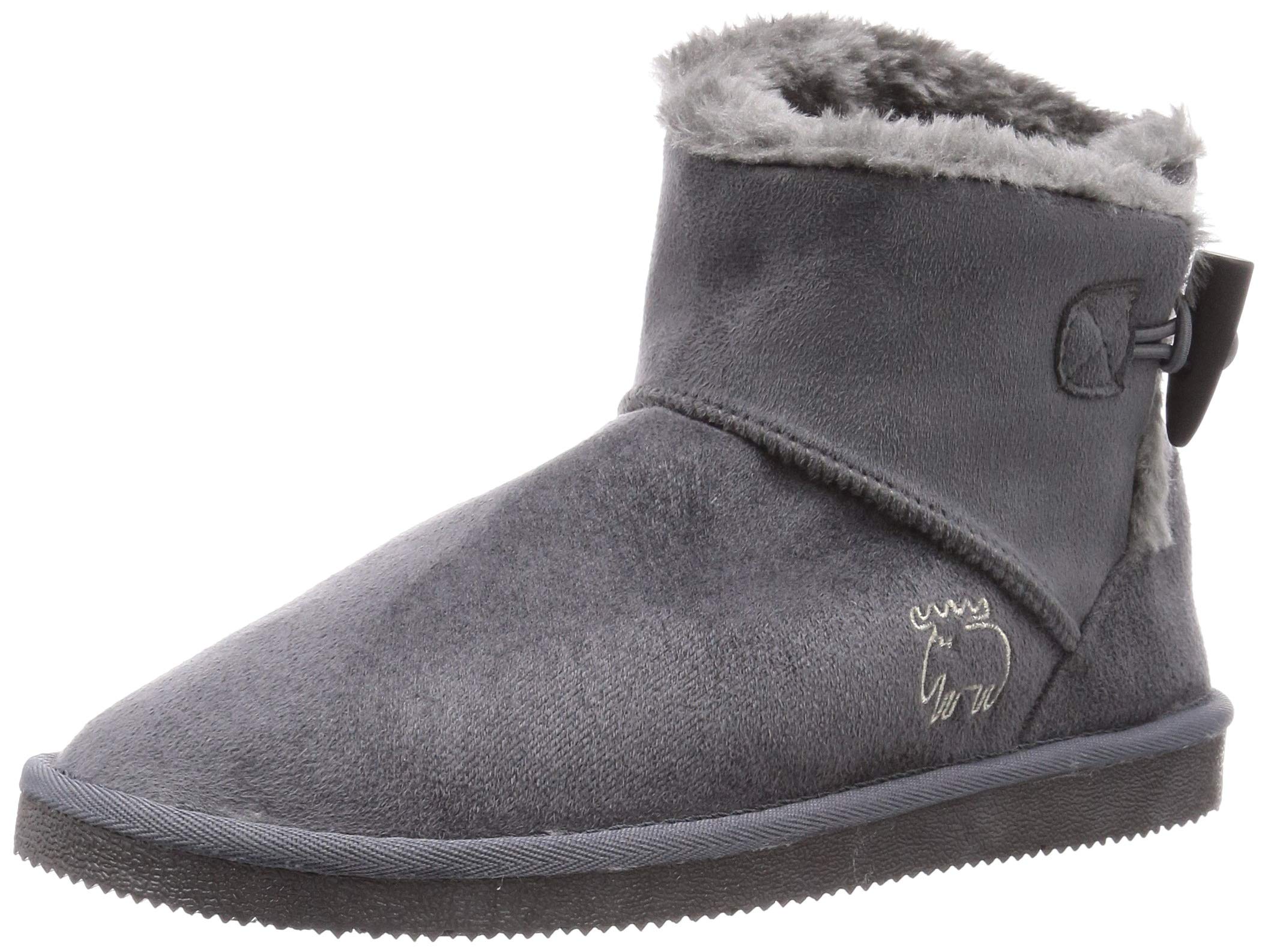 

Mozu MZ1980 Toggle Shearling Small Women s Boots, Gray,