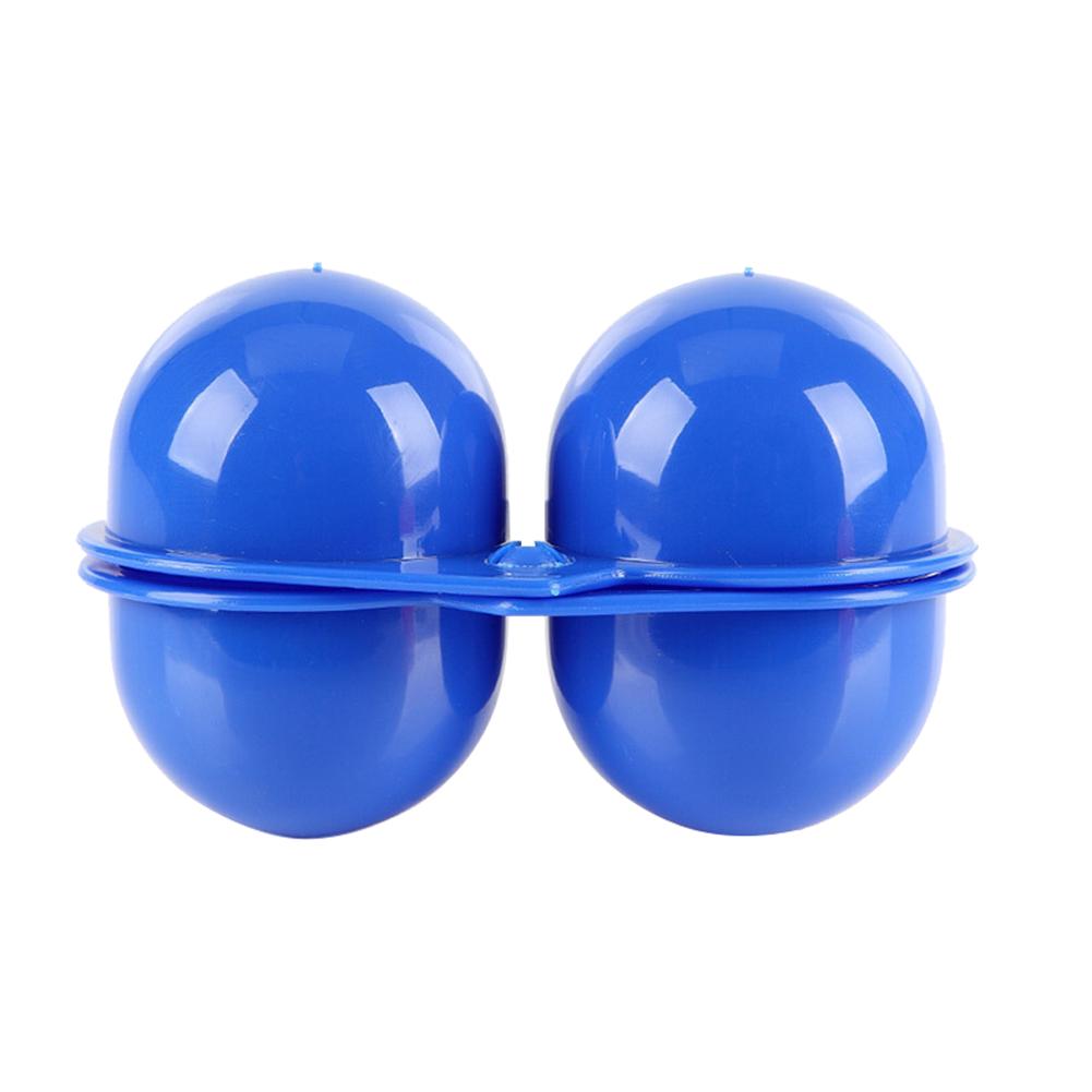 2 Grid Egg Storage Box Eggs Case Box Hiking Outdoor Kitchen Tools Egg Protection Box Convenient Portable Egg Carriage Container