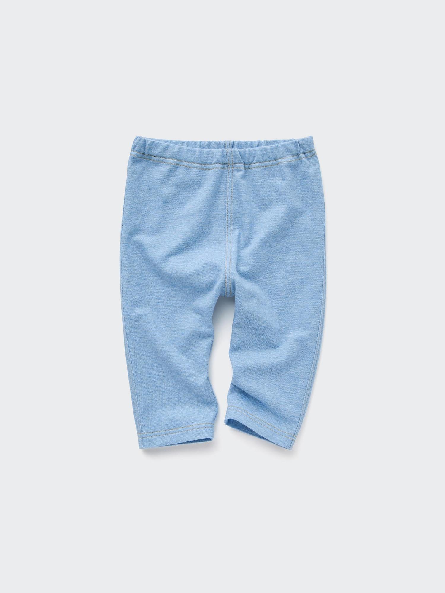 

UNIQLO JAPAN Леггинсы стандартного кроя из денима, длина 3 4 63 BLUE/120