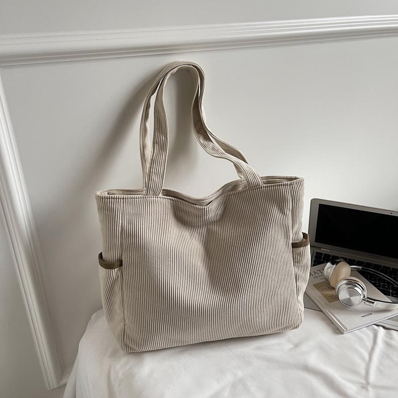 Manchesterväska Multi-Fick Pendlarväska Stor Kapacitet Axelväska Dam Bärbar Toteväska