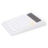 Solar Calculator 12 Digits Large Display Responsive Mechanical Buttons Cute Basic Standard Calculator for   Study