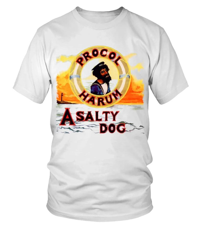

Procol HarumA Salty Dog White Unisex Short Sleeve All size shirt Unisex T-Shirt S