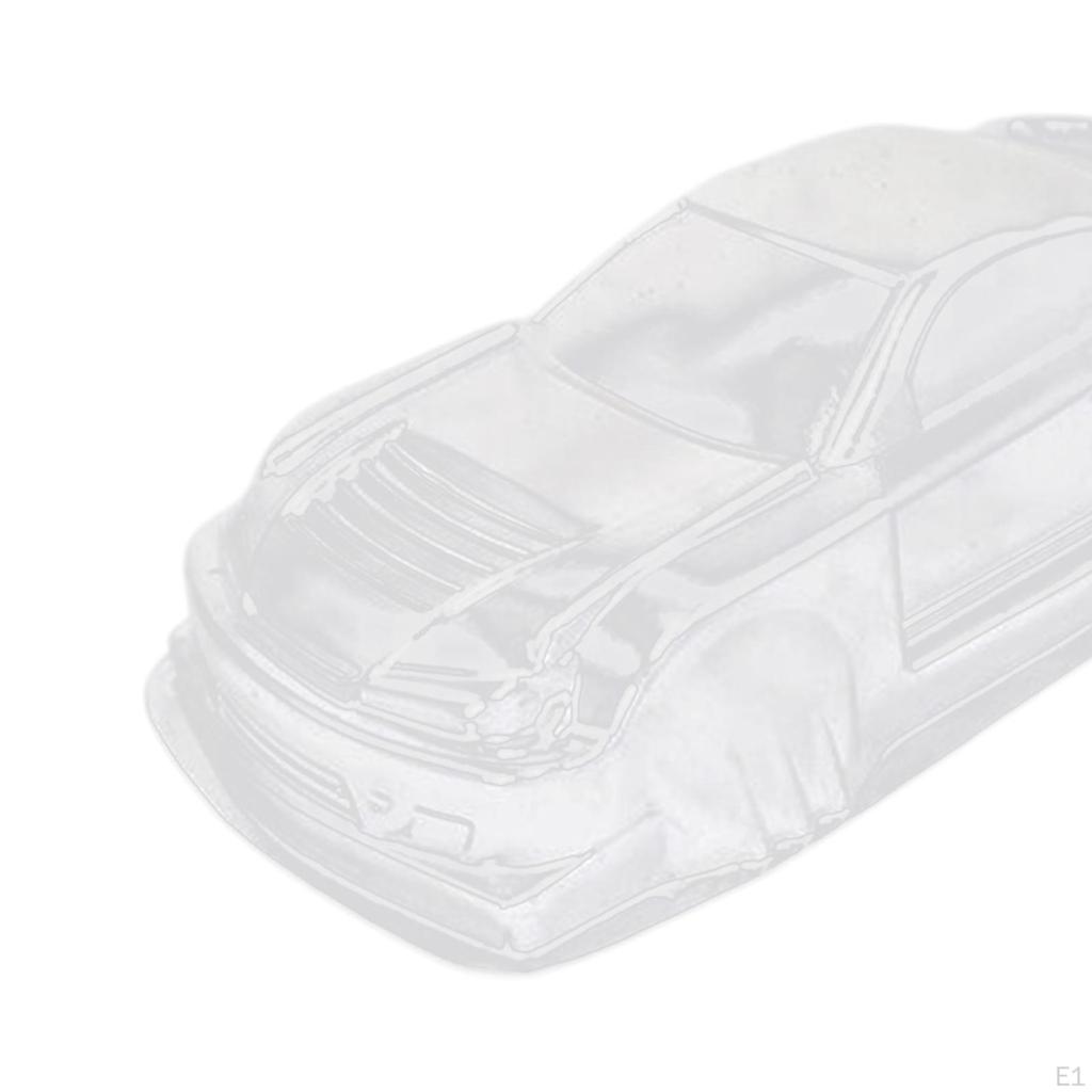 1/28 RC Car Body Shell Clear Crianças Adultos Presentes Fácil de Instalar Modificação Pats 3,86" Distância entre eixos
