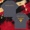 New In Bon Jovi Tour 2026 Album Forever Poster Print T Shirt Unisex Oversized Cotton Black Short Sleeve Tshirts Unisex WOMEN Tops