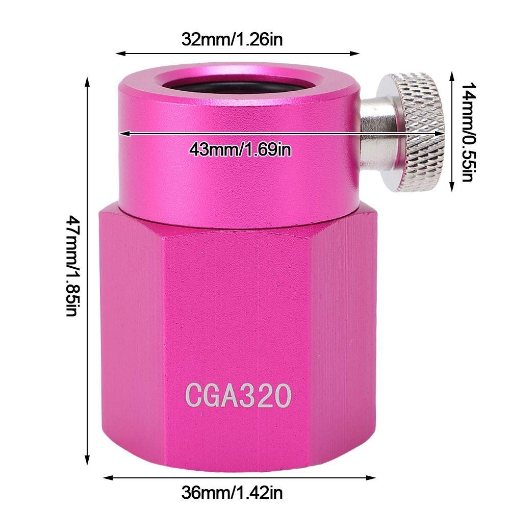 Quick Connect Quick Connect Adapter CGA320 Soda Maker Adapter CO2 Refill Adapter CO2 Cylinder
