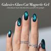 BORN PRETTY Magnetic Nail Polish 6-Color Set: Magnetic Gel with Magnets, Cat Eye Gel, Glittery, Colorful Galaxy, Glass Beads, Cat's Eye Design, Microp