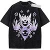 Gatsly Vs Mega Gengar Shirt, Pokemon Shirt, Vintage Shirt, Manga Tee Wash T-Shirt, Vintage Inspired, Anime Gift Tee, Y2K Shirt