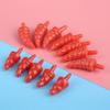 50pcs16/22mm Snowman Red Nose Craft DIY Doll nose Plastic Santa Claus Nose for Sewing Crafting Doll Puppet Stuffed Plush Animals