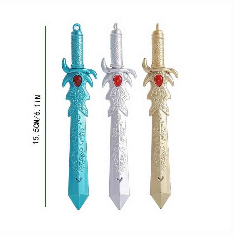 Back to school season 1Pc 0.5mm creative demon-suppressing sword gel pen cute stationery sword water-based pen cartoon weapon shape signature pen