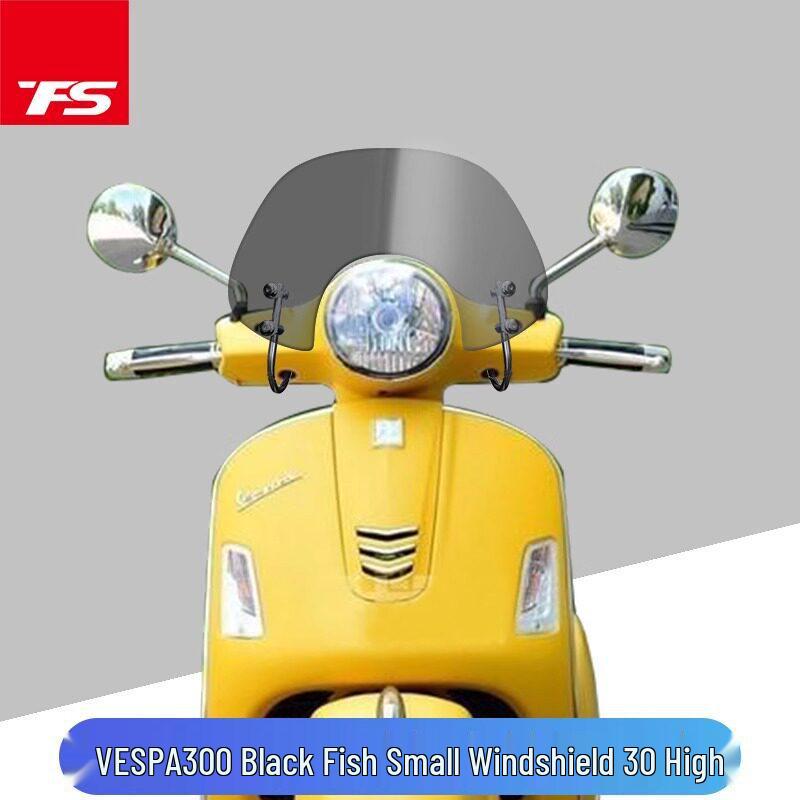 Vespa High-Quality Windshield for Sprint, Primavera, and GTS 300 Models