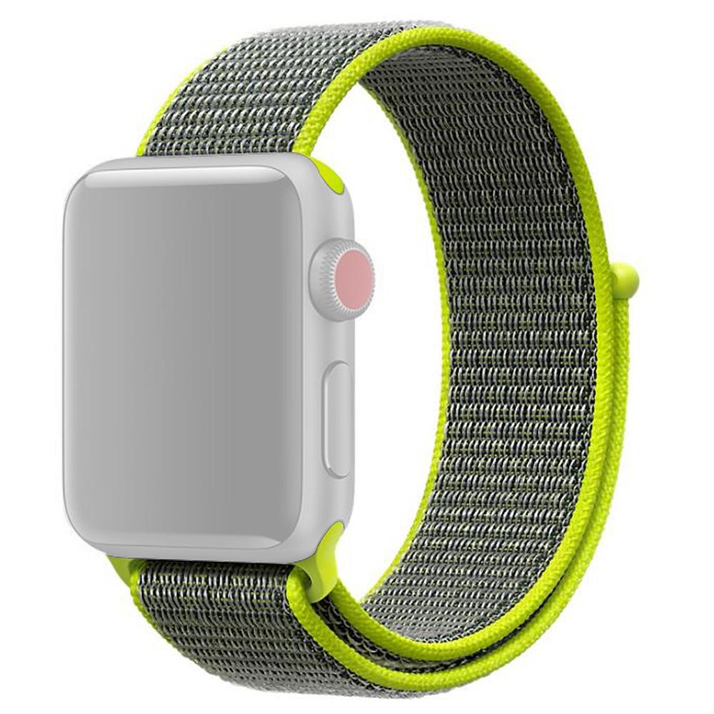 For Apple Watch Series 10 42mm/9 8 7 41mm/6 5 4 SE SE (2022) SE (2023) 40mm/3 2 1 38mm Nylon Watch Band Adjustable Strap