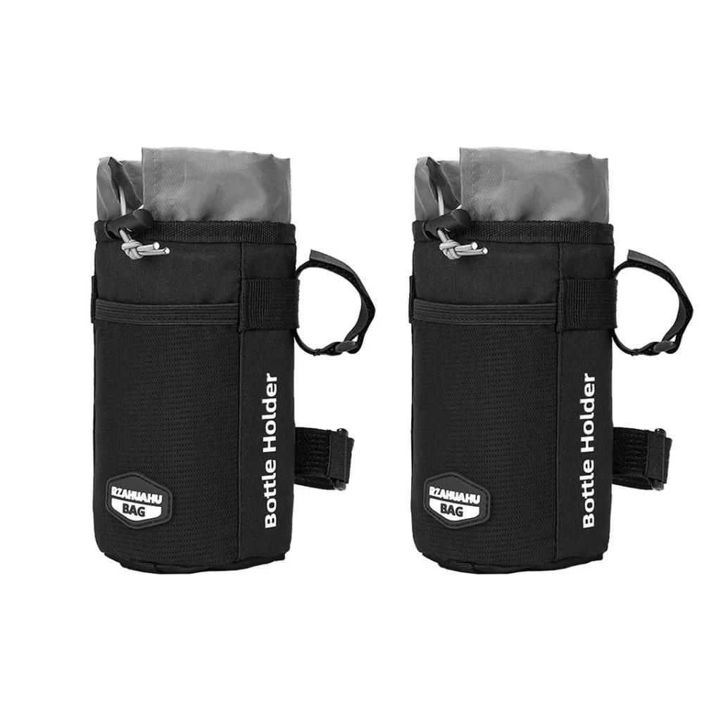 Fahrradtasche Fahrrad Wasserflaschenhalter Tasche Fahrrad Wasserflaschentasche Tragbarer Wasserkocherhalter Reiten Lenker Tasche Zubehör