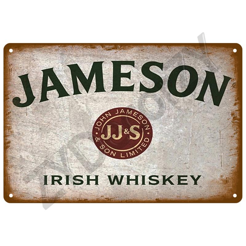Vintage Posters Cocktail Tin Sign Plaque Metal Sign Plate Decoration Wall Art Home Decor For Bar Pub Club Man Cave Iron Painting