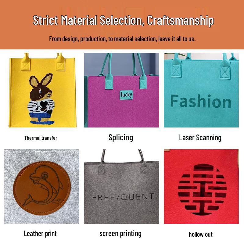 Moufou Thickened Felt Business Gift Tote Bag
