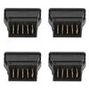 4PCS 5Pin Power Window Switch Car Universal Glass Lift Drive Switches with Green Lamp DC12V 24V