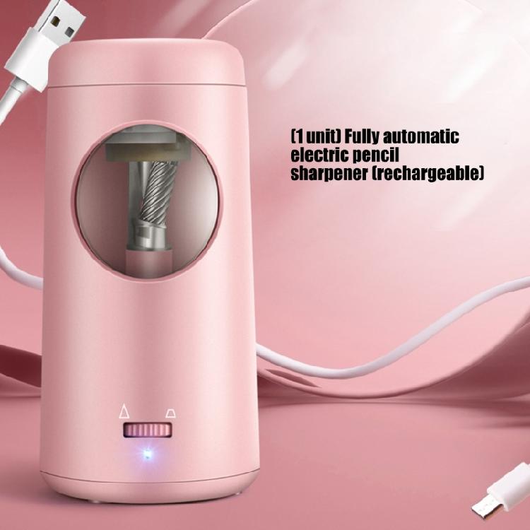 Portable Electric Sharpener For 6mm-8mm Wood Pencil Soft/Hard Charcoals Battery Operated Sharpener for Offices Home