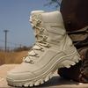 New Men Tactical Boots Hunting Hiking Shoe Lace Up Desert Unisex Army Boot Male Women  Motorcycle Climbing Shoe
