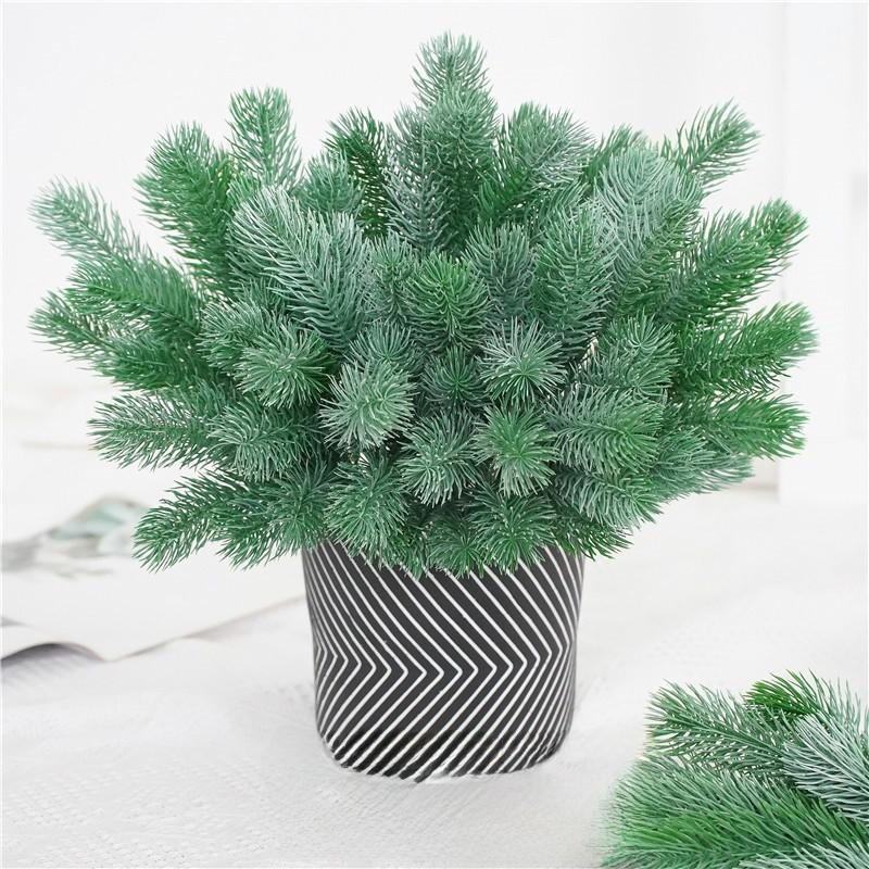 Christmas Artificial Scene Pine Needle Plastic Material Home Use Photography