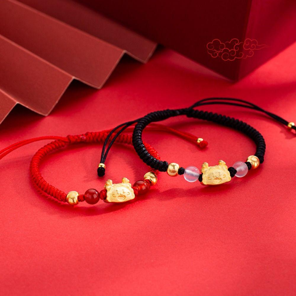 

Lucky Lucky Red Rope Rich Drogon Браслет Знак зодиака Удача Браслет Ежедневно