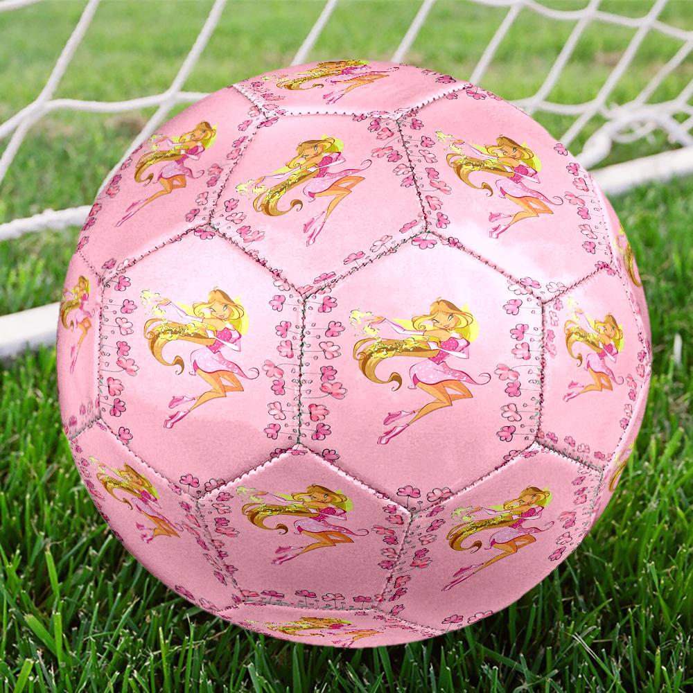 Pallone da Calcio Winx Club Taglia 5, Adatto per Partite Indoor e Outdoor, un Regalo Adatto a Tutti.
