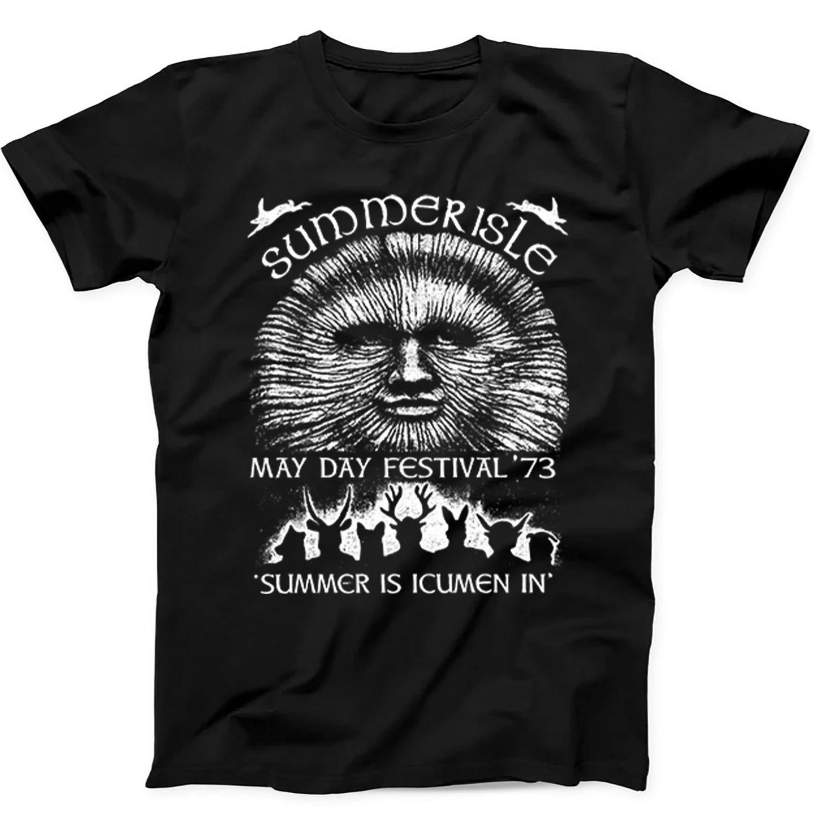 Summerisle Festival May Day 70s The Wickerman Funny Gift Tee T Shirt 673 S