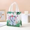 5pcs Jungle Animal Theme Goodie Handbag Non Woven Shopping Bags New Gift Treat Bags  Party Supplies