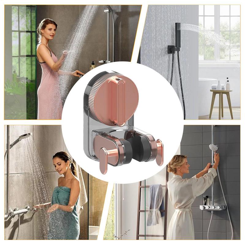 Handheld Shower Head Holder Shower Handle Holder Suction Cup Adjustable Showerhead Bracket Bathroom Hanger Hook For Elderly