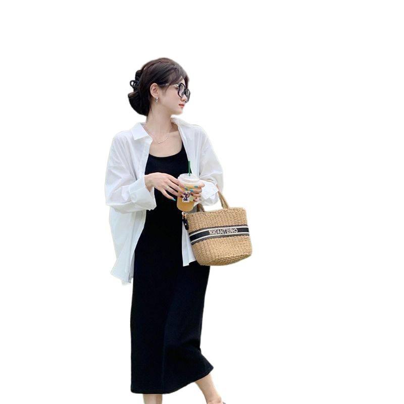 2026 Korean-Style Loose Casual Vest & Sun Protection Shirt Set for Women