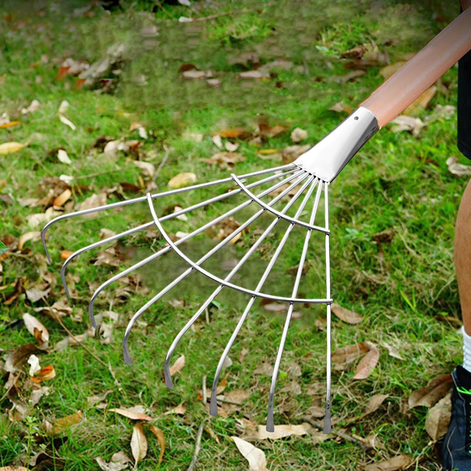 

Rake Attachment for Efficient Yard Maintenance flat tines