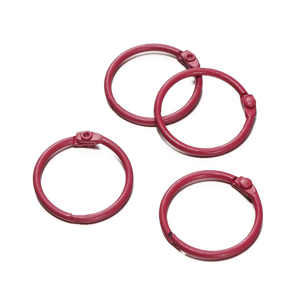 5pcs/lot 30mm KeyRing Colorful Open Ring Buckle Lobster Clasp Keychain Connector Clasps For DIY Jewelry Making Supplies