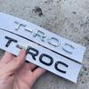 Volkswagen T-ROC 19-25 Kofferraum Hinten 280TSI Emblem Aufkleber