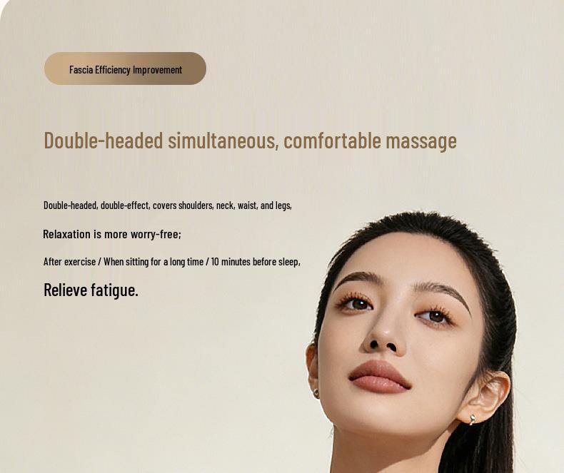 U-Shaped Dual-Head Multifunctional Muscle Relaxation Massager - Portable Vibration Cervical Massager