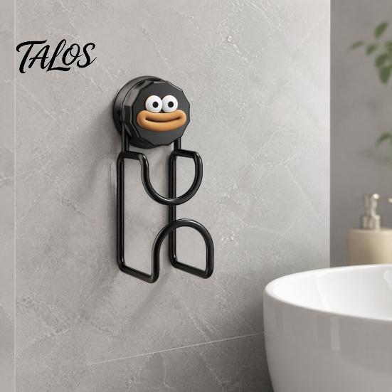 Heavy Duty Suction Hook for Wet Room Cup Washbasins, No Punch Vacuum Hanger, Rust Proof Metal Basin Holder Cartoon Design Reusable Anti Organizer