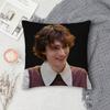 Finn Wolfhard Stranger Double-Sided Printed Square Pillow Cover Decorative Cushion Cover For Sofa Bedroom Bedside