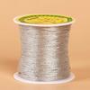 Silver/ Golden Color Chinese Knot Cord String For DIY Handmade Handicraft Tool Hand Stitching Thread Craft Supplies