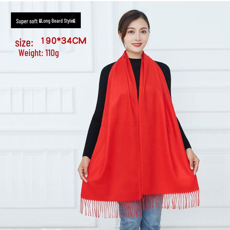 Super Soft Red Celebration Scarves (20-Pack)