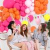 Pink Balloons Garland Rose Red Orange Balloon Arch Kit Bride Shower Wedding Home Kid Birthday Party Graduation Decoration Globos
