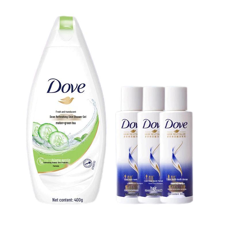 Набор Dove Освежающий гель для душа и шампунь